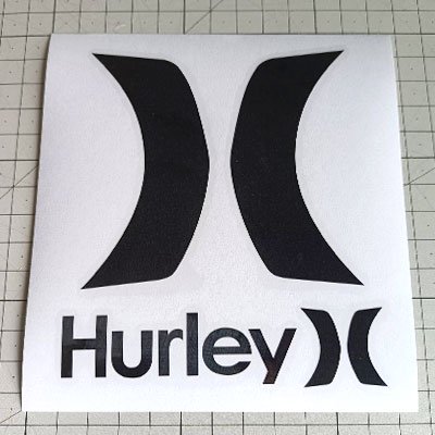 Hurley Logo Stickers - 002 - ステッカー、カッティングステッカー、シールを通販・販売・通信販売しているオンラインショップ!  - acestickers.com