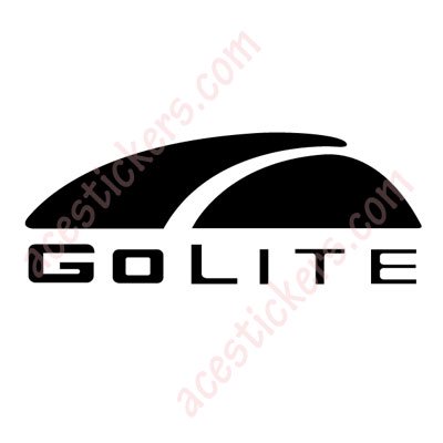 GoLite Yellow Logo Sticker Decal 