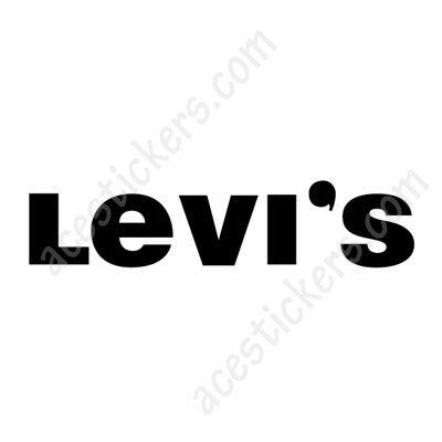 Levi's Logo # 001 Stickers - ステッカー、カッティングステッカー、シールを通販・販売・通信販売しているオンライン ...