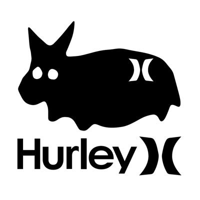 Hurley Logo Stickers - 004 - ステッカー、カッティングステッカー、シールを通販・販売・通信販売しているオンラインショップ!  - acestickers.com