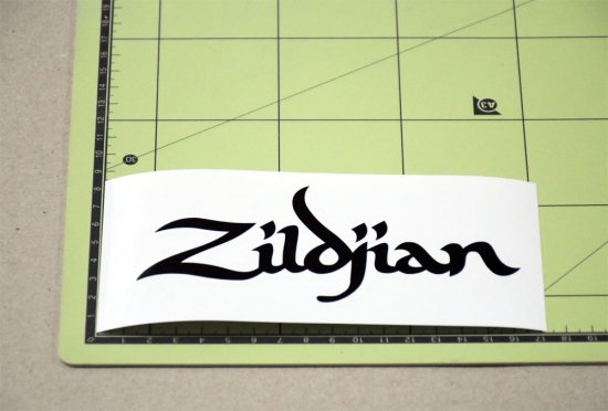 Zildjian Cymbals - Logo Stickers - ステッカー、カッティングステッカー、シールを通販・販売・通信販売しているオンラインショップ!  - acestickers.com