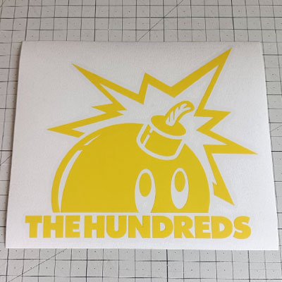 The Hundreds Logo 003 Stickers 15 X 13 1 Cm ステッカー カッティングステッカー シールを通販 販売 通信販売しているオンラインショップ Acestickers Com