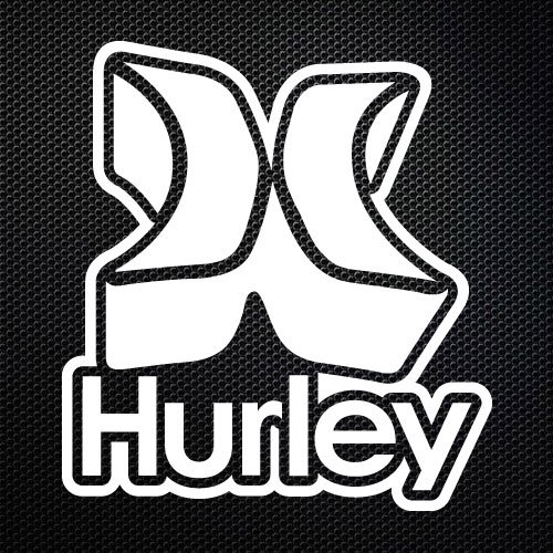 Hurley Logo Stickers - 008 - ステッカー、カッティングステッカー、シールを通販・販売・通信販売しているオンラインショップ!  - acestickers.com