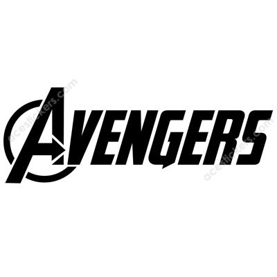 The Avengers logo Stickers (15 x 5.3 cm) -  ステッカー、カッティングステッカー、シールを通販・販売・通信販売しているオンラインショップ! - acestickers.com