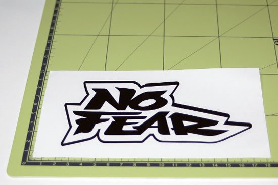 No Fear Logo Stickers - 005 - ステッカー、カッティングステッカー