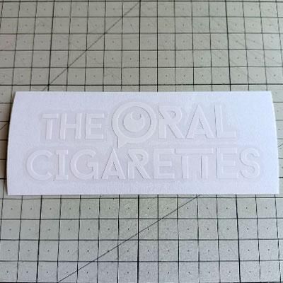 The Oral Cigarettes Logo Stickers 25 X 8 5 Cm ステッカー