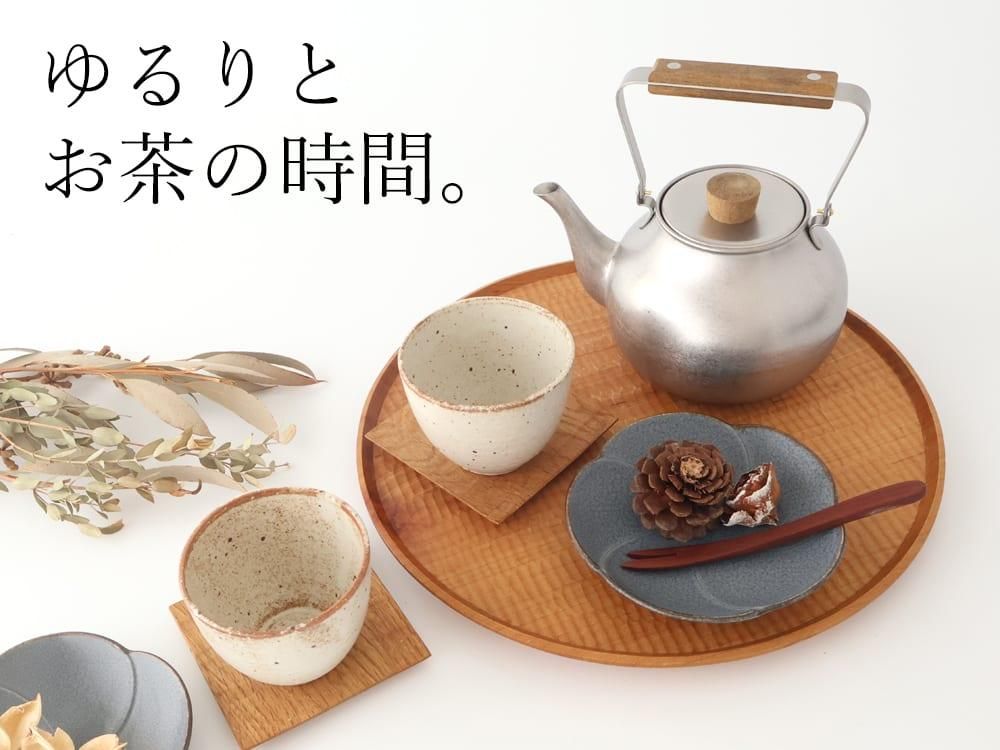 和食器　美土里窯　鼠志野　向付　五客　共箱　M　R7595F 美濃焼伝統工芸品協同組合 | 志野
