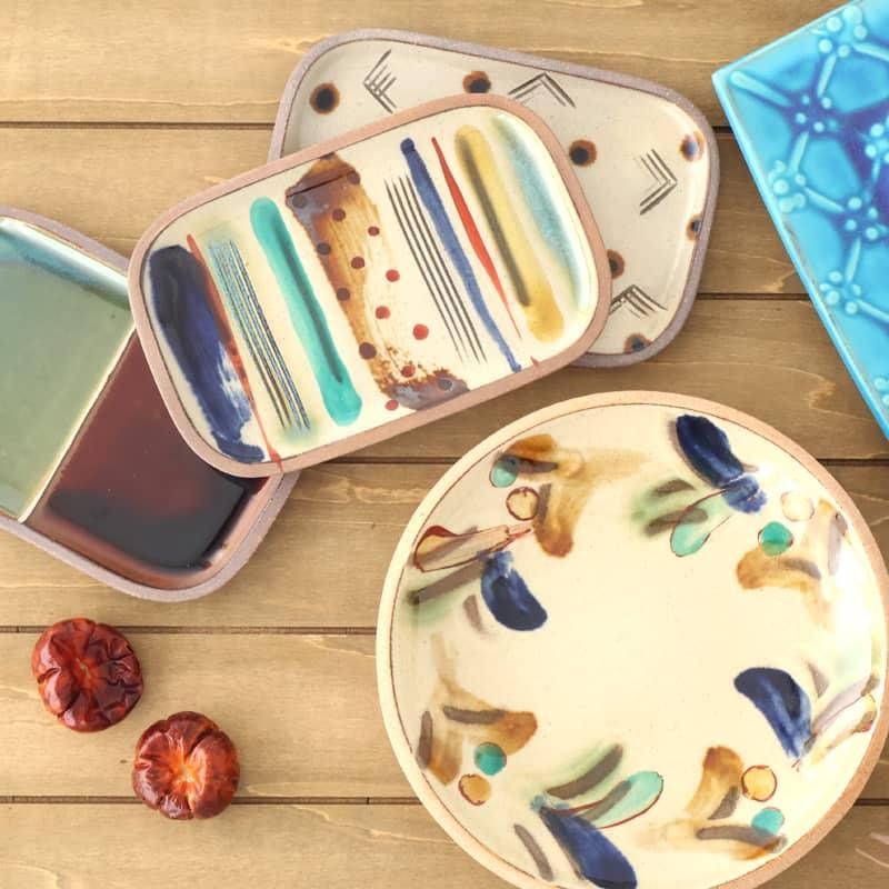 丹波焼 茶碗 大上昇作 箱付 伝統工芸 作家物　食器 道具 ] - 道具 丹波焼 大上鹿男造 茶碗（共箱） | ネット