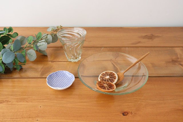 池谷三奈美さんガラスと小皿と天気雨さんマドラー - キッチン/食器