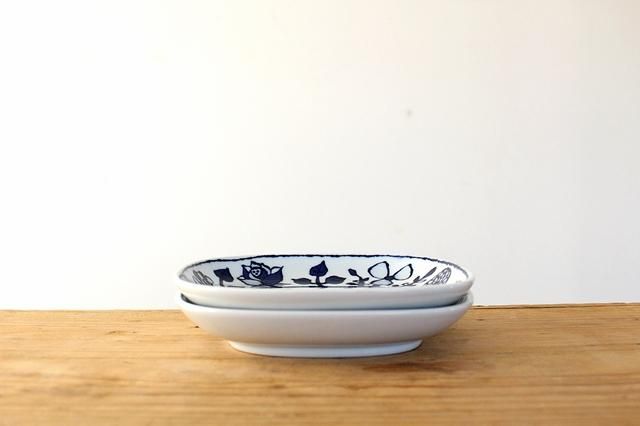 A945-3/河濱堂製/黒角皿49客/小皿/向付/銘々皿/懐石皿/小鉢/ A945-3/河濱堂製/黒角皿49客/小皿/向付/銘々皿/
