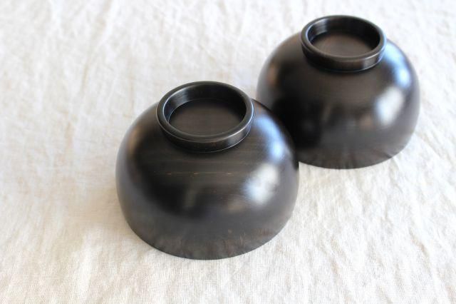 しらさぎ椀｜M｜漆黒｜さくら｜白鷺木工｜和食器通販｜うちる｜和食器