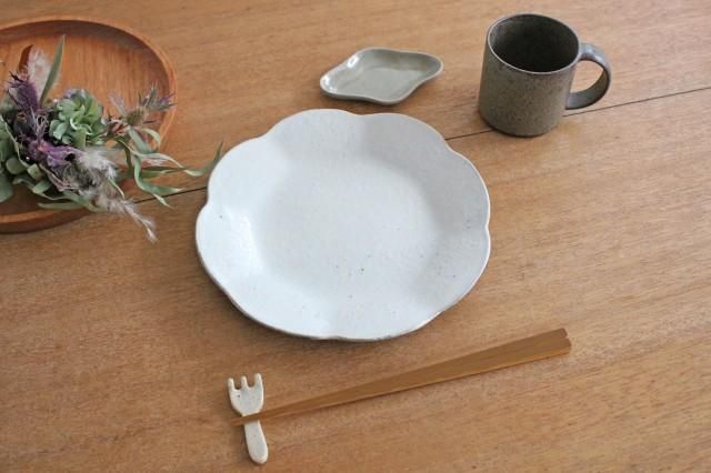 輪花皿　中皿　陶器　4枚セット 輪花皿4枚セット 手作り陶器 小皿 pottery工房 通販 12144498｜Creema