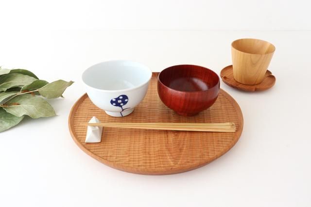 あかrin　秋のお茶碗二種　膳所　薩摩、 月ウサギ花入＋八寸名古屋 しらさぎ椀｜S｜こども椀｜漆赤｜さくら｜白鷺木工｜和食器通販
