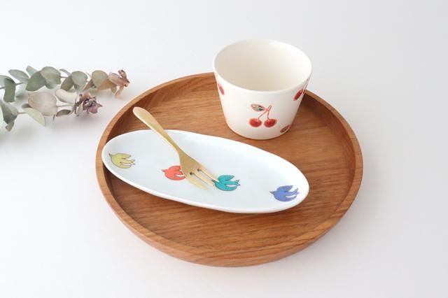 トリ楕円皿|L|磁器|ハレクタニ|九谷焼|和食器通販|うちる トリ楕円皿|L|磁器|ハレクタニ|九谷焼|和食器通販|うちる