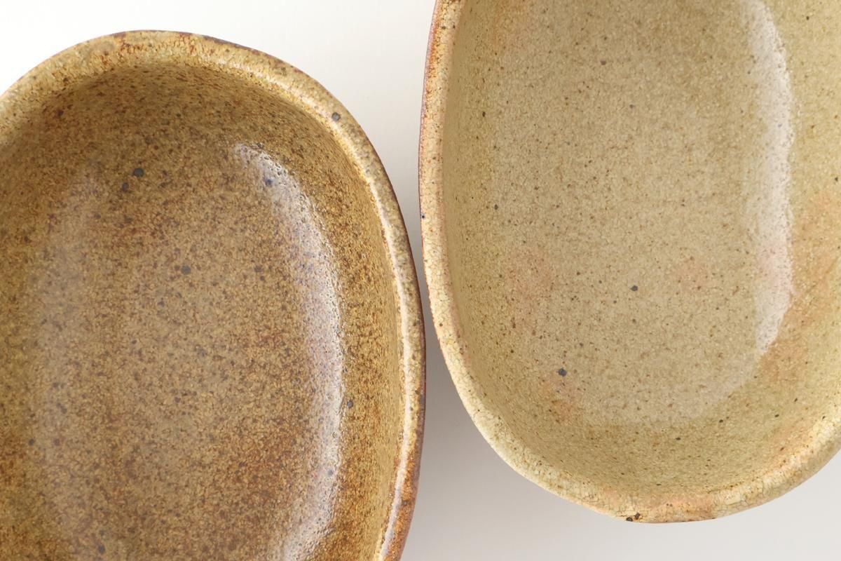 楕円深鉢｜わら灰｜陶器｜庄司理恵｜和食器通販｜うちる｜和食器