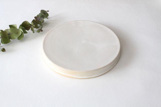台皿｜中｜白｜陶器｜直井真奈美｜和食器通販｜うちる｜和食器の
