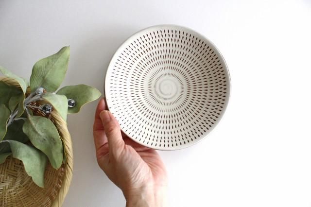 5寸皿｜トビカンナ｜陶器｜小石原焼｜和食器通販｜うちる｜和食器の皿