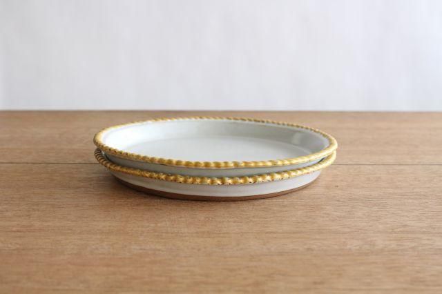 frame｜丸プレート｜大｜陶器｜sen｜波佐見焼｜和食器通販｜うち
