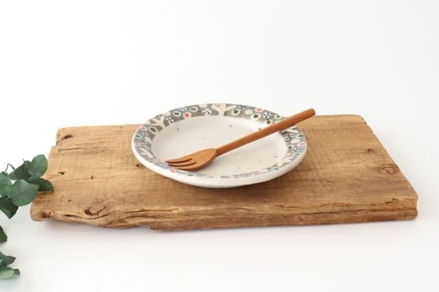 リム皿｜小｜小さな森｜半磁器｜森陶房｜砥部焼｜和食器通販｜うちる
