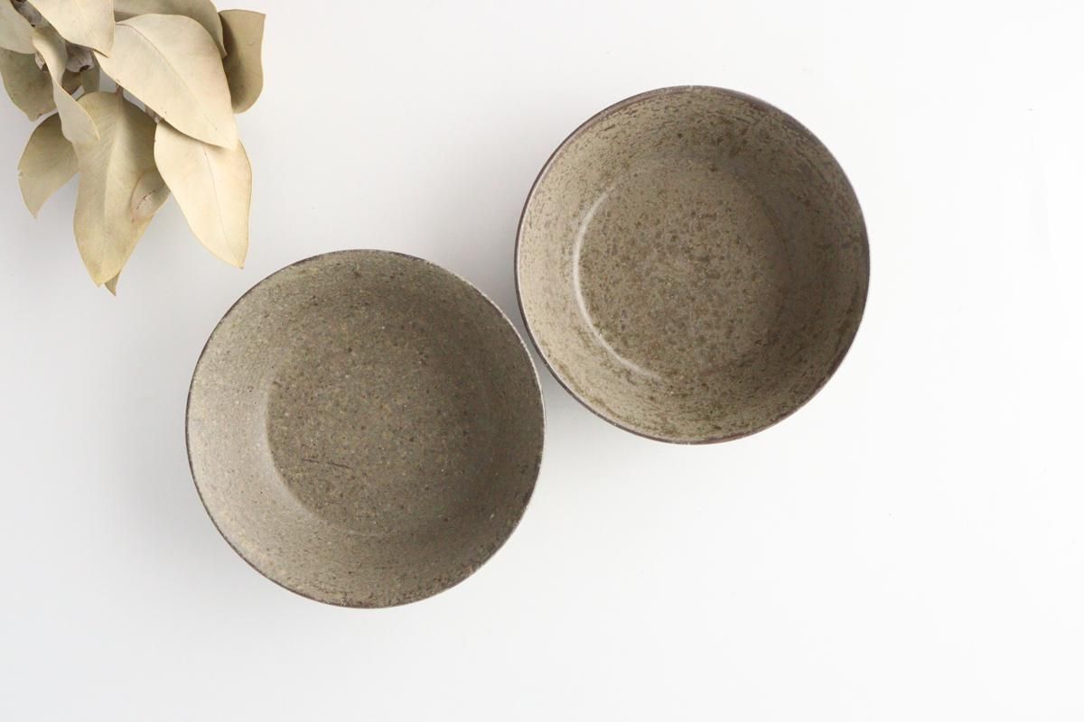 浅鉢｜柿灰釉｜陶器｜青人窯｜大山育男｜和食器通販｜うちる｜和食器の