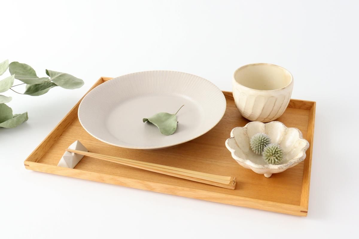 淡いグレーの皿セット 7枚