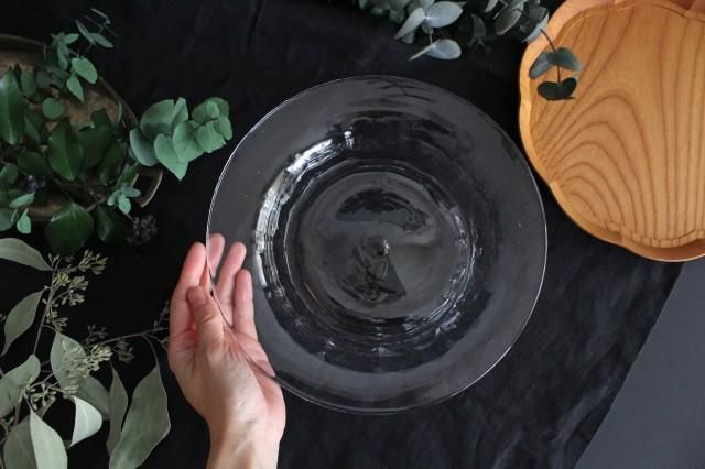 パスタプレート｜ガラス｜8823/glass work 沖澤康平｜和食器通販