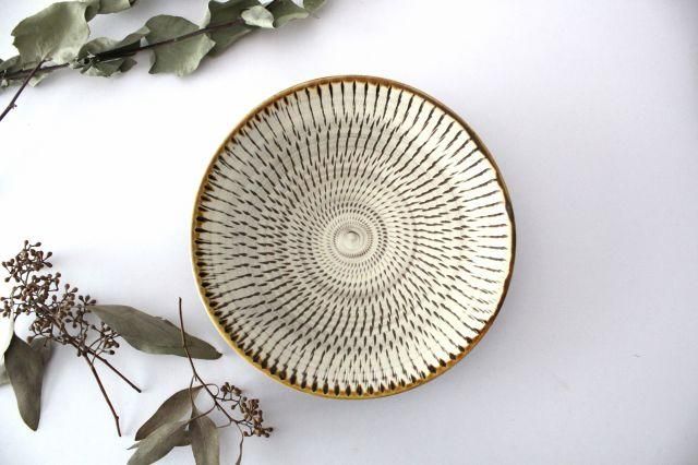 専用トビカンナ　皿 陶房独歩炎 22 古白磁トビカンナ8寸皿 ｜ 暮らしのうつわ花田 和食器 通販