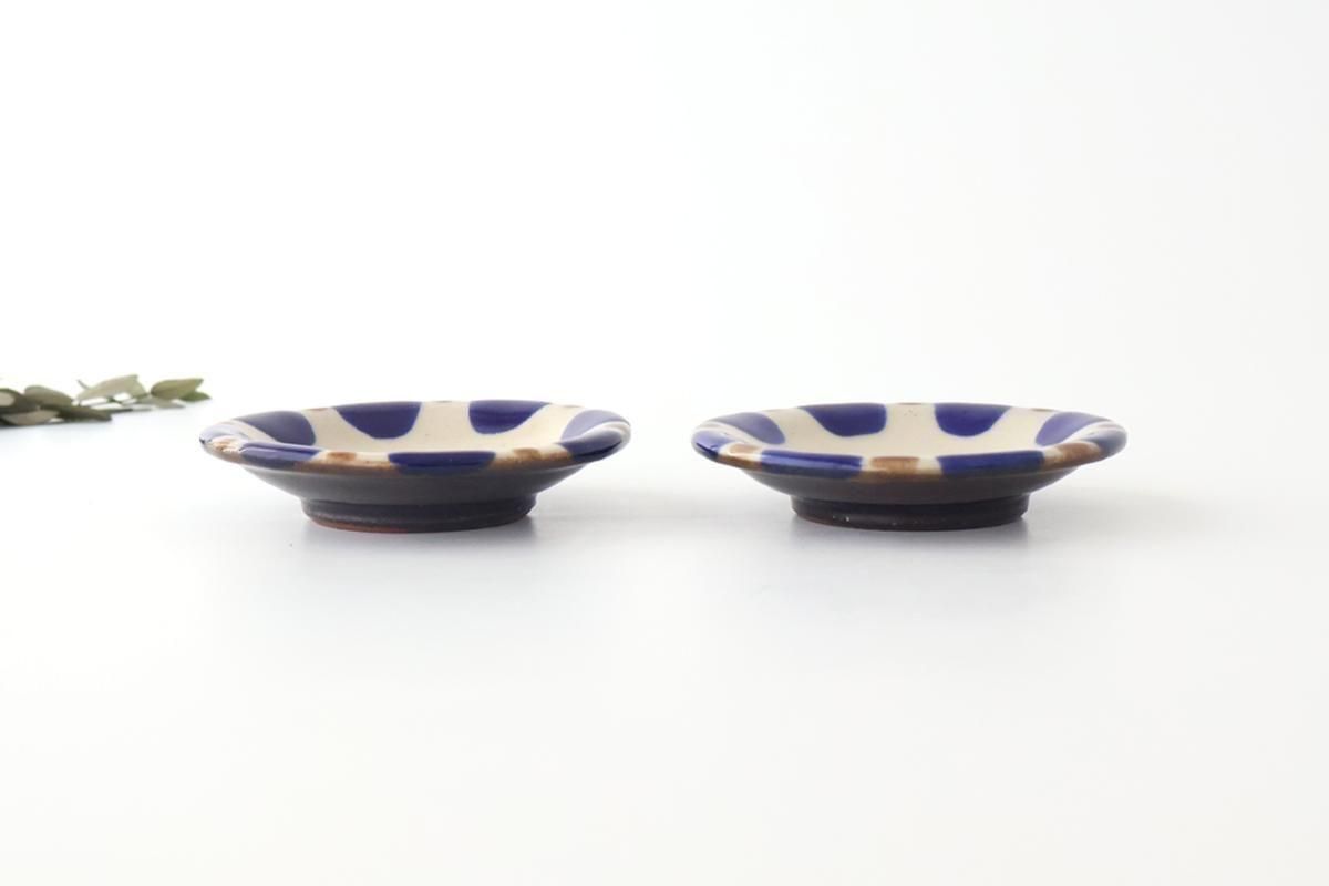 小皿｜コバルトチチチャン｜ 陶器｜ ノモ陶器製作所｜ やちむん｜和