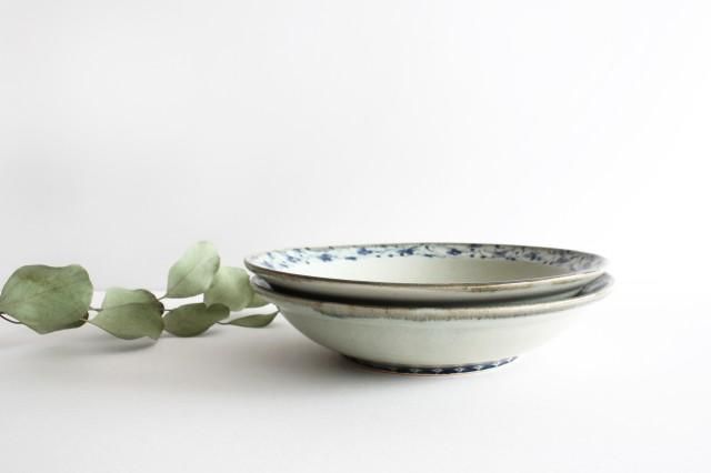 7寸リム皿｜花唐草紋｜陶器｜石井桃子｜和食器通販｜うちる｜和食器の