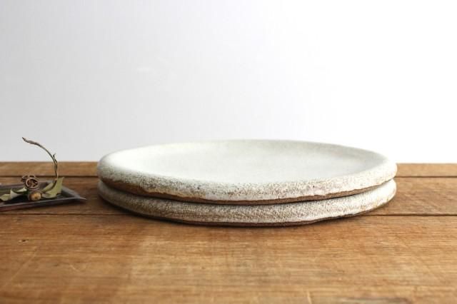 53 丸大皿 平皿 皿 器 陶器 手作り陶器丸皿 小皿 お皿 デザートプレート - ショップ ツー