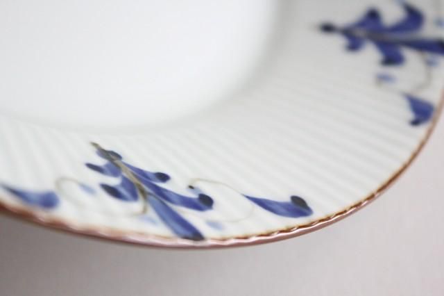 しのぎ7寸皿｜LEAVES｜磁器｜皓洋窯｜有田焼｜和食器通販｜うちる｜和