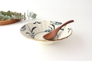 花紋｜6寸鉢｜陶器｜村田亜希｜益子焼｜和食器通販｜うちる｜和食器の