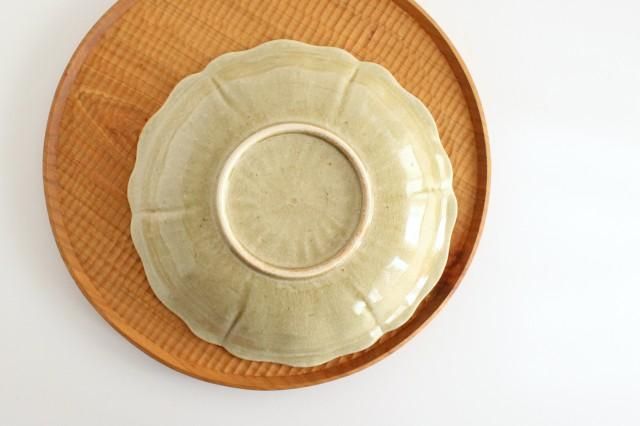 ひなげし皿｜7寸｜オリーブ｜陶器｜たくまポタリー｜和食器通販