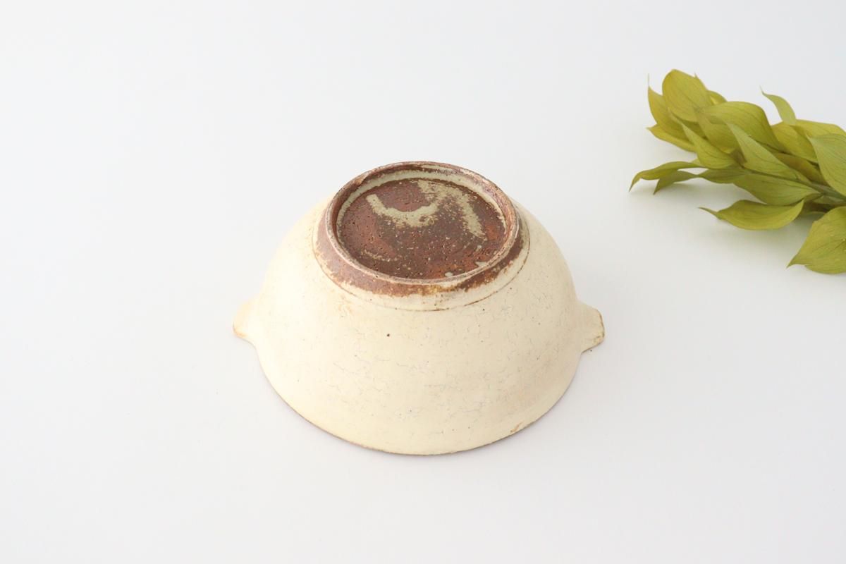 Kofuku｜Soup bowl with ears｜L｜Pottery｜ Kinone ｜Japanese tableware mail