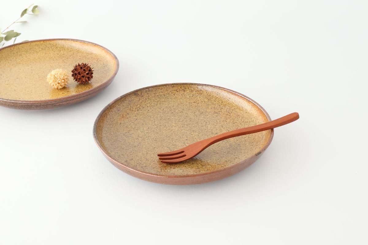 7寸皿｜わら灰｜陶器｜庄司理恵｜和食器通販｜うちる｜和食器の皿、鉢