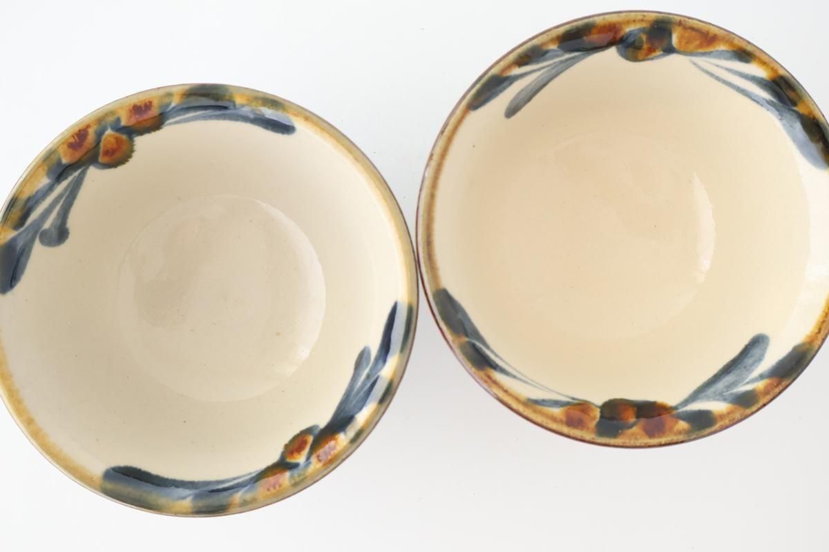 [美品] やちむん食器セット ぱいかじの風 小鉢 11cm 日本製 美濃焼 3.5ボール 沖縄食器