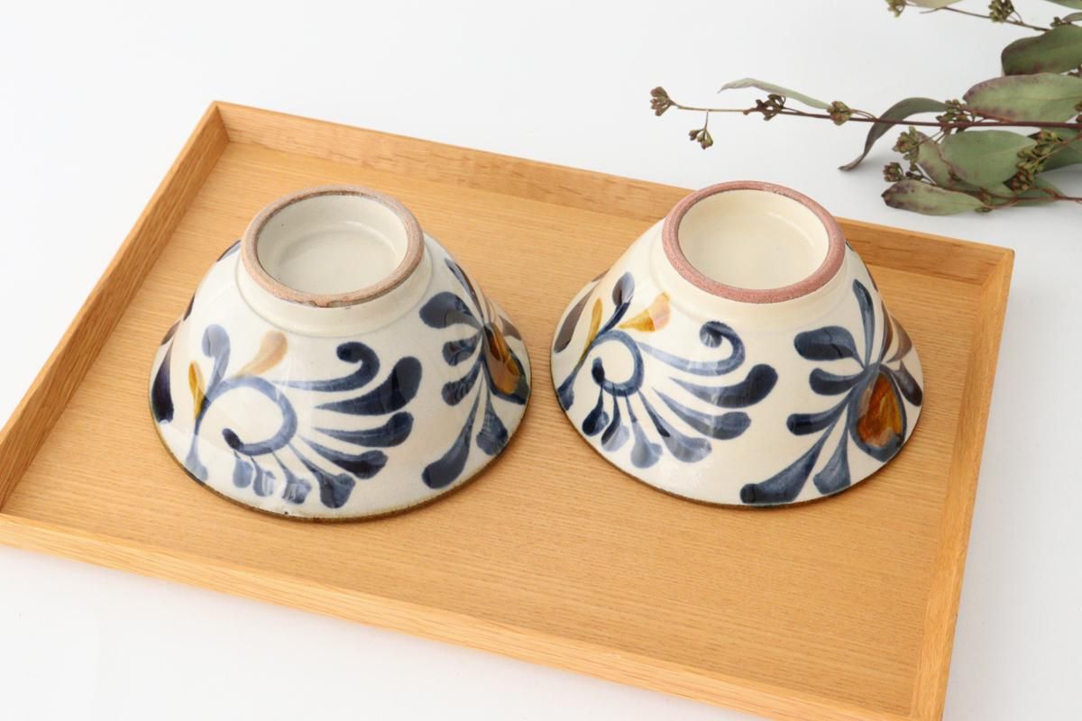 4寸マカイ|ゴスアメ唐草| 陶器| 壷屋焼| 陶眞窯| やちむん| 和 4寸マカイ|ゴスアメ唐草| 陶器| 壷屋焼| 陶眞窯| やちむん| 和