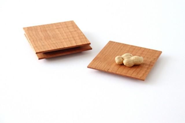 四角コースター｜チェリー｜ki-to-te 前田充｜和食器通販｜うちる｜和