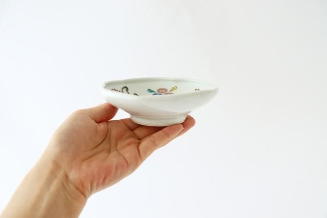 一期一会様専用 徳化窯白磁 花小鉢 C 6623E 6662E 6702E 3点 工芸品