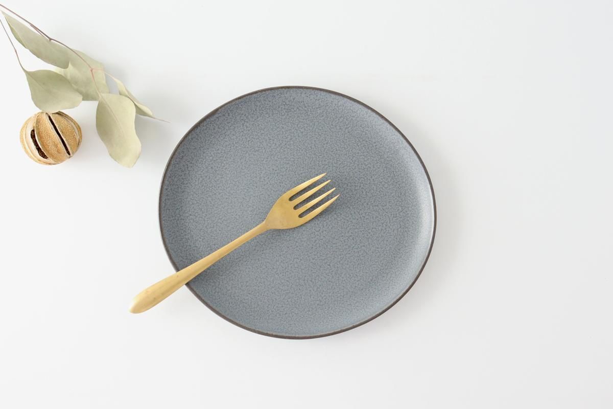 大皿｜グレー｜磁器｜kei｜美濃焼｜和食器通販｜うちる｜和食器の皿