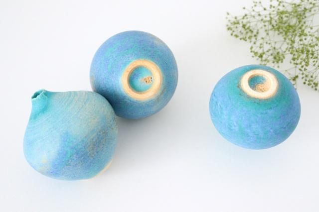 青色波模様ドラゴン陶器フラワーベース 畑萬陶苑 One Flower Vase 龍｜KEITAMARUYAMA OFFICIAL ONLINE STORE