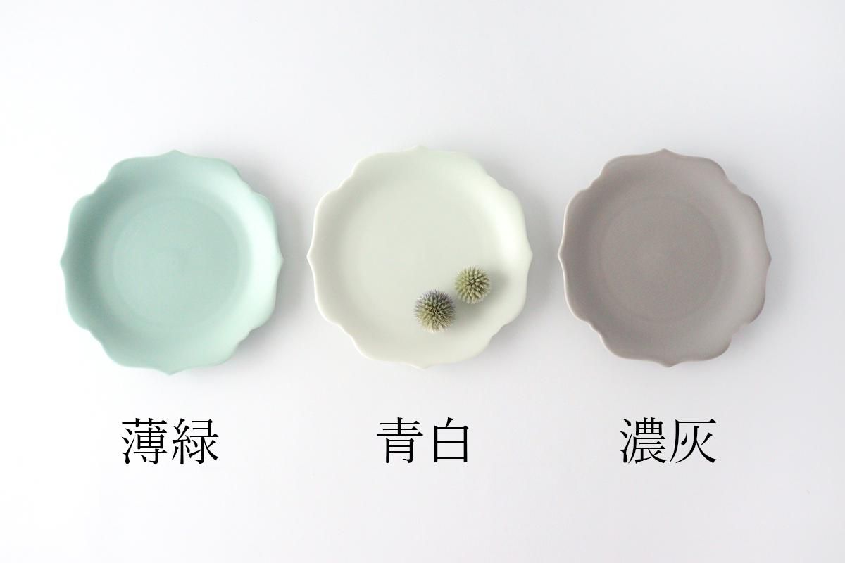 取皿｜濃灰｜磁器｜aoi｜美濃焼｜和食器通販｜うちる｜和食器の