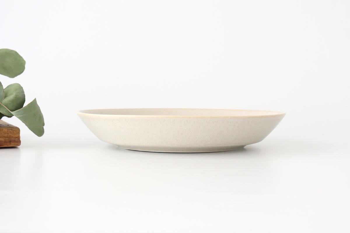 プレートボウル|L|シルバーホワイト|磁器|クオレ|美濃焼 プレートボウル|L|シルバーホワイト|磁器|クオレ|美濃焼