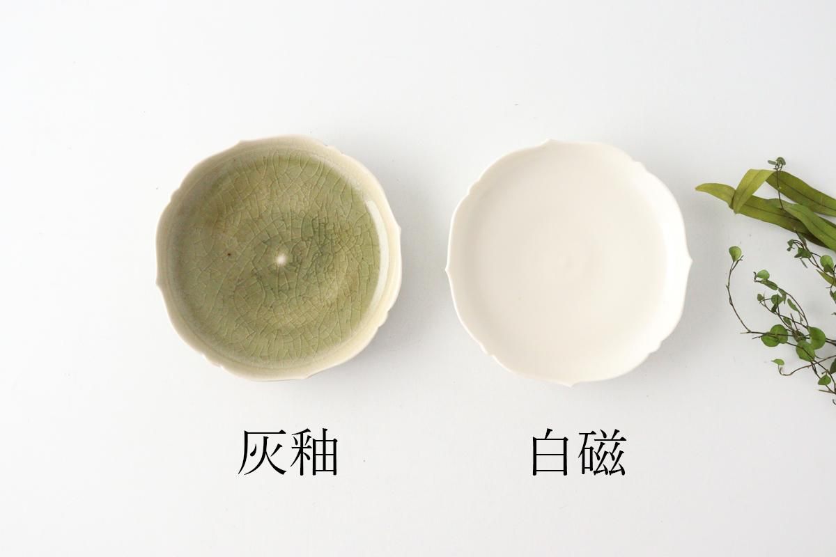 白磁｜稜花皿｜四寸立｜磁器｜竜同窯 宮田竜司｜和食器通販
