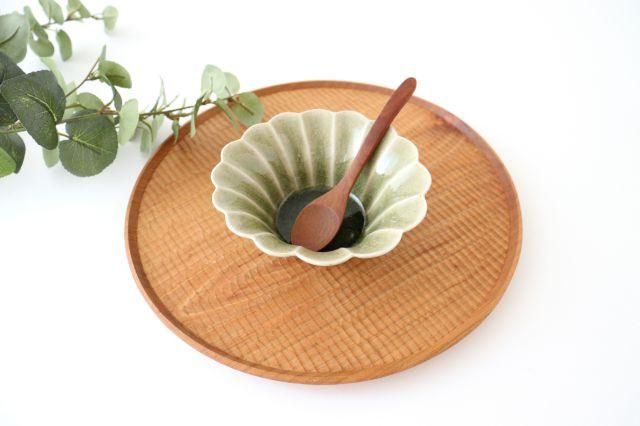 骨董　アンティーク　瑠璃　輪花　小鉢　小碗　捻梅 阿部春弥｜輪花4寸小鉢 - 趣佳(シュカ) | キナリノモール