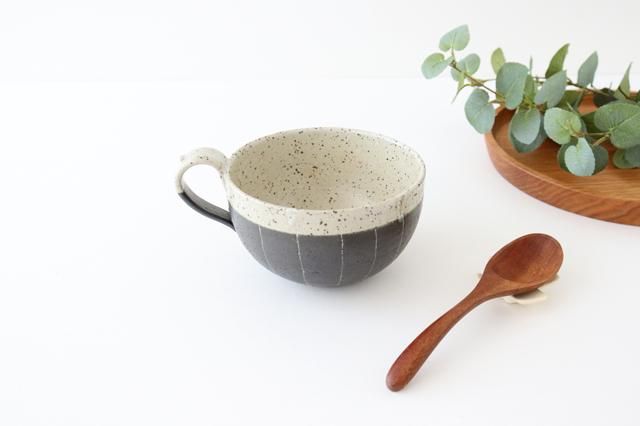 ストライプ柄 陶器 スープカップ 2個セット スープカップ｜ストライプ｜陶器｜信楽焼｜和食器通販｜うちる
