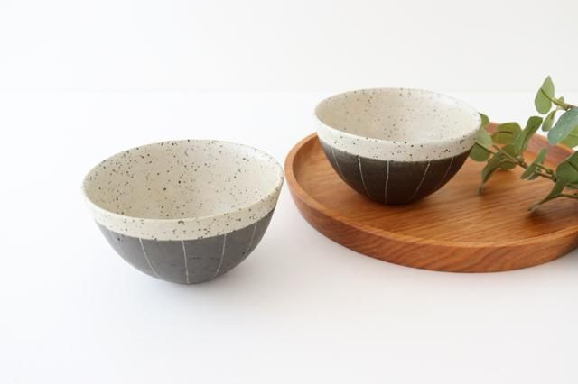 作家　陶芸作家　1点もの　お茶碗　2点セット　作家物　イムサエム好き AIKA CRAFT】茶碗（白米色／玄米色） | こだわりのお米通販