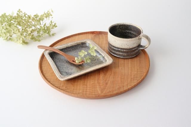 角皿｜額縁｜陶器｜豆青窯｜常滑焼｜和食器通販｜うちる｜和食器の皿