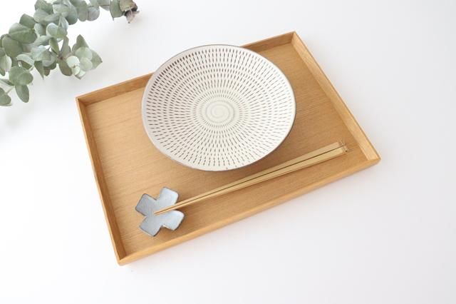 置皿 6寸皿｜トビカンナ｜飴縁内掛｜小石原焼｜和食器通販｜うちる｜和食器