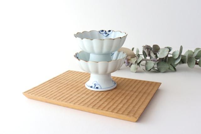うちる別注】デザートカップ｜菊紋｜磁器｜染付｜有田焼｜伊万里